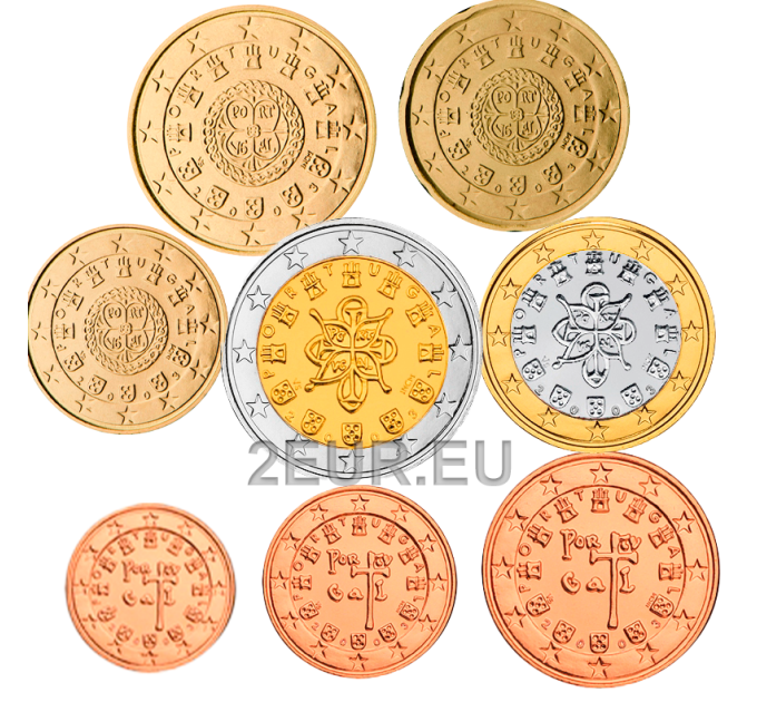 Portugal 2006 - Euro set UNC for 15.50 € ✅