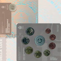 San Marino Conjunto de euros BU + Moneda de plata de 5 euros 2015