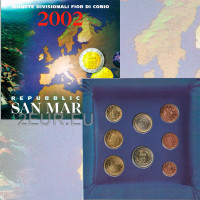 San Marino Conjunto de euros BU 2002