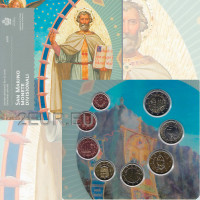 San Marino Conjunto de euros BU 2018