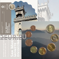 San Marino Conjunto de euros BU 2015