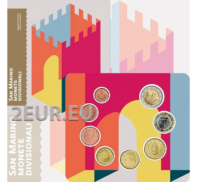San Marino Conjunto de euros BU 2023 por 35.00 € ✅