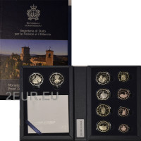 San Marino Euro set proof 2018 San Marino Euro set proof 2018