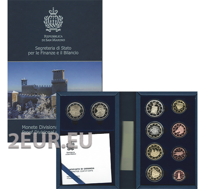 San Marino Conjunto de euros proof 2016 por 390.00 € ✅