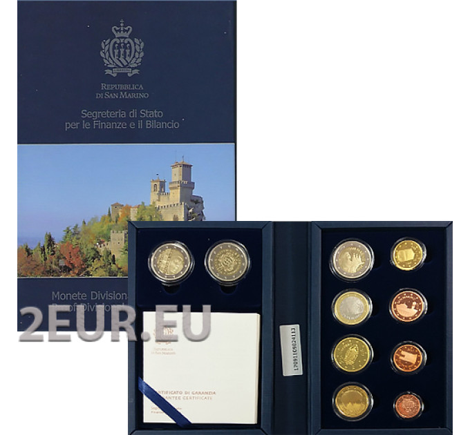 San Marino Conjunto de euros proof 2017 por 390.00 € ✅