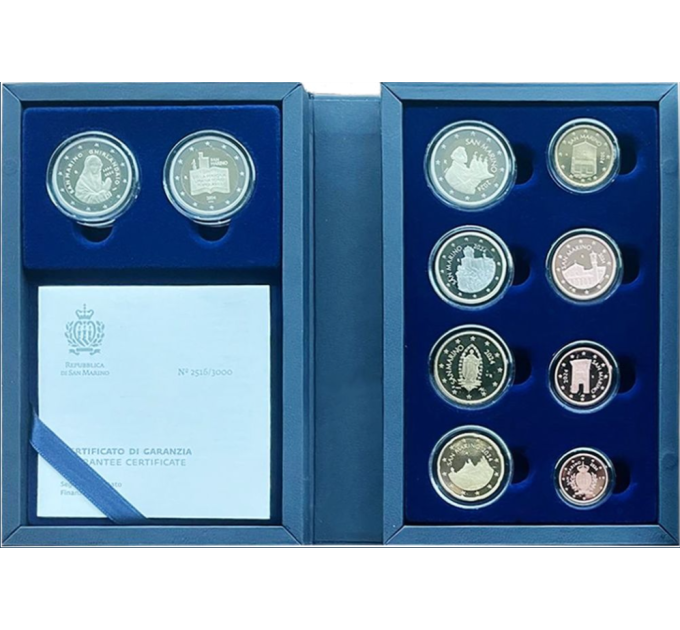 San Marino Euro set proof 2024 for 160.00 € ✅