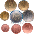 San Marino Euro set UNC MIX 2017 - 2020 for 25.00 € ✅