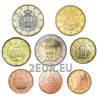 San Marino Euro set UNC 2011 San Marino Euro set UNC 2011