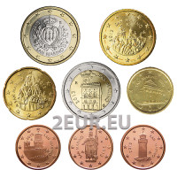 San Marino Euro set UNC 2013 San Marino Euro set UNC 2013
