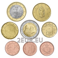 San Marino Euro set UNC 2017 San Marino Euro set UNC 2017
