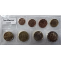 San Marino Euro set UNC 2022 for 27.50 € ✅