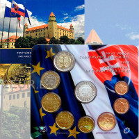 Eslovaquia Serie de monedas de euro BU 2009