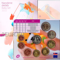Eslovaquia Serie de monedas de euro BU 2010 - Conjunto de bebé
