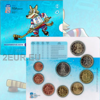 Eslovaquia Serie de monedas de euro BU 2011 - Campeonato Mundial de Hockey sobre Hielo IIHF