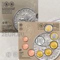 Slovakia Euro coin set BU 2021 - 100 Years of the First Coinage for 25.00 € ✅
