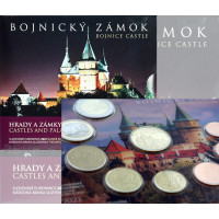 Eslovaquia Serie de monedas de euro BU 2021 - Castillo de bojnice