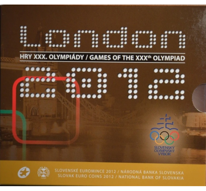Eslovaquia Serie de monedas de euro BU 2012 - XXX. Juegos Olímpicos de Londres por 32.00 € ✅