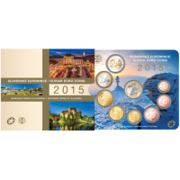 Eslovaquia Serie de monedas de euro BU 2015 - Monedas de euro eslovacas de 2015