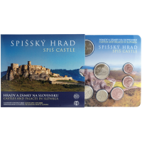 Eslovaquia Serie de monedas de euro BU 2022 - Los castillos y palacios de Eslovaquia - Castillo de Spiš