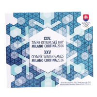 Eslovaquia Serie de monedas de euro BU 2026 - Juegos Olímpicos de Invierno de Milán-Cortina