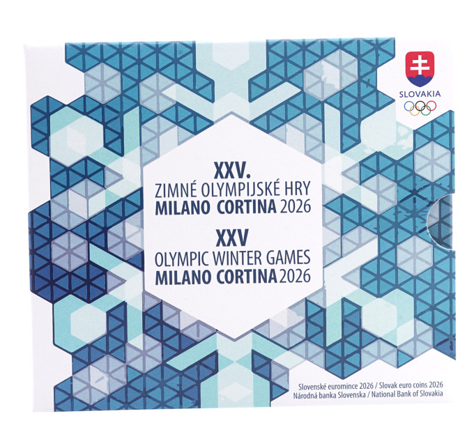 Eslovaquia Serie de monedas de euro BU 2026 - Juegos Olímpicos de Invierno de Milán-Cortina por 35.00 € ✅