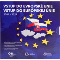 Eslovaquia Serie de monedas de euro BU 2024 - 20 años en la UE