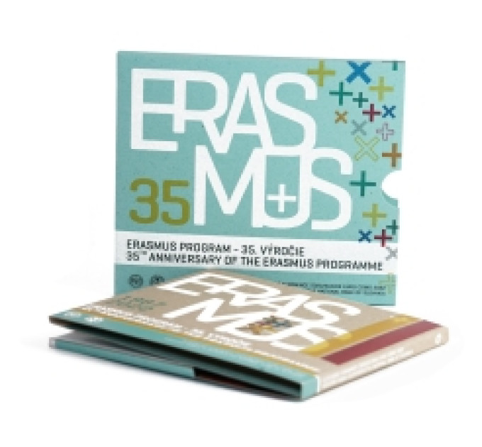 Eslovaquia Serie de monedas de euro BU 2022 - 35 años del Programa Erasmus por 32.00 € ✅