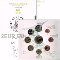 Eslovenia Conjunto de euros BU 2008