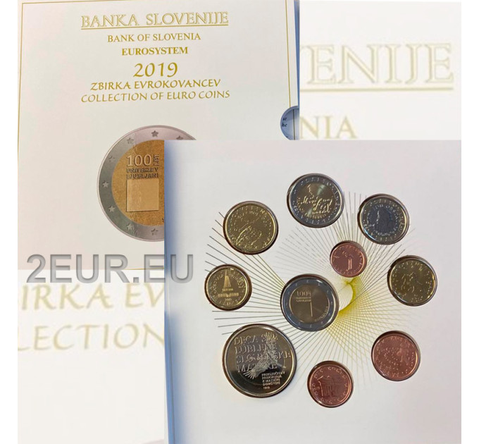 Slovenia Euro set BU 2019 for 37.00 € ✅