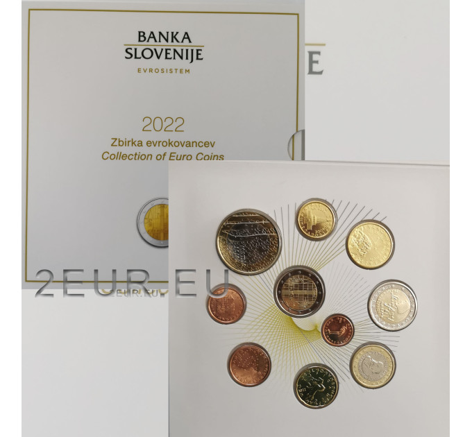 Slovenia Euro set BU 2022 for 32.50 € ✅