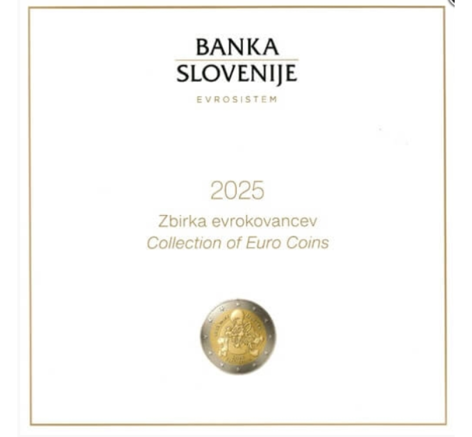Eslovenia Conjunto de euros proof 2025 por 230.00 € ✅