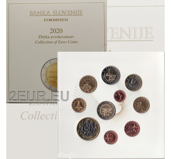 Eslovenia Conjunto de euros proof 2020 por 220.00 € ✅