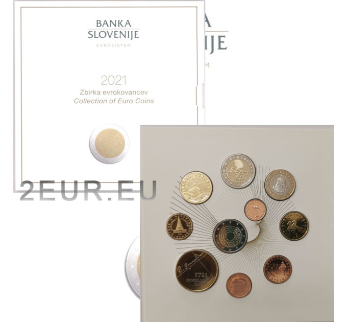 Eslovenia Conjunto de euros proof 2021 por 170.00 € ✅