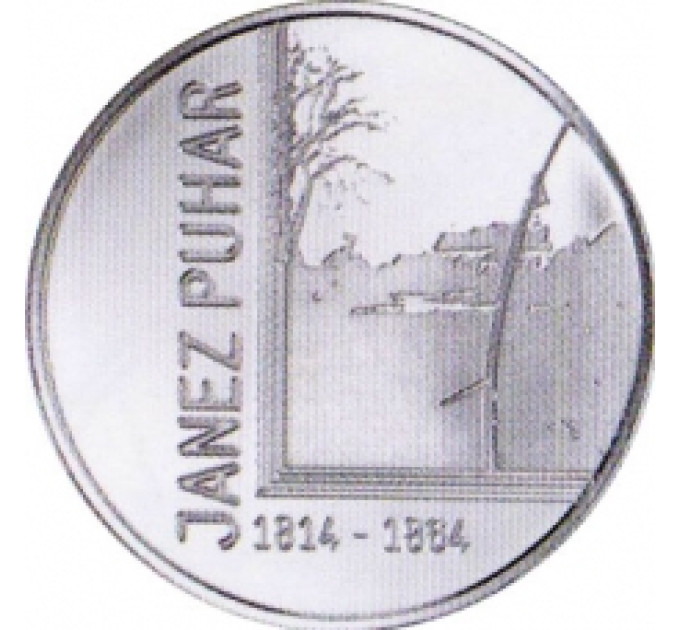 Slovenia 30 euro silver proof 2014 - 200th Anniversary of the Birth of the Photographer Janez Puhar for 62.00 € ✅