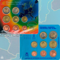 España Juego de euros BU 2001