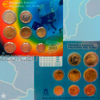 España Juego de euros BU 2002