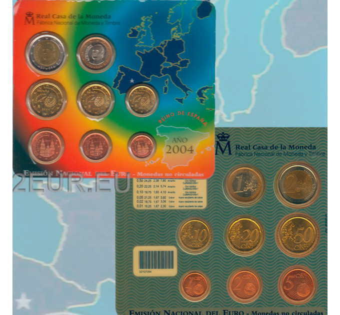 España Juego de euros BU 2004 por 35.00 € ✅