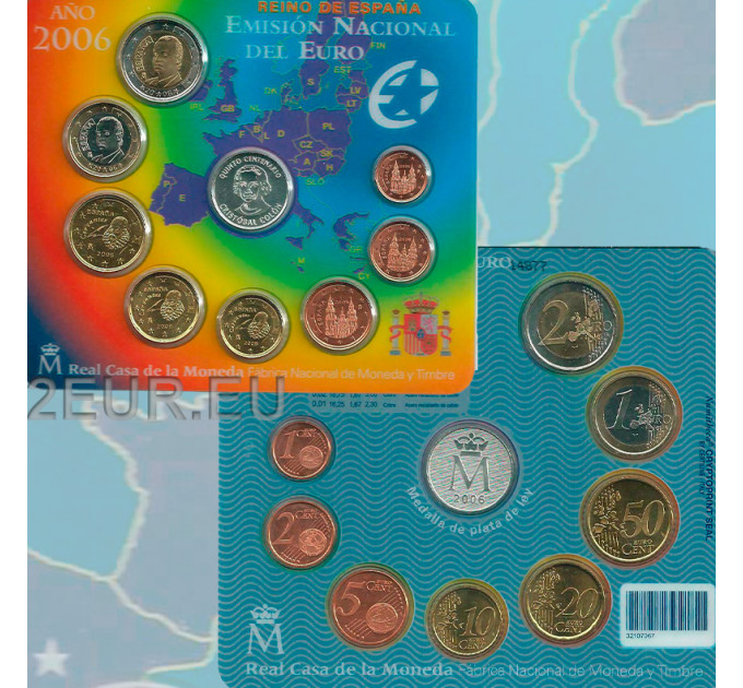 Spain Euro set BU 2006 - Christopher Columbus for 28.00 € ✅