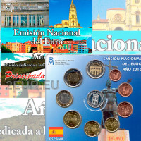 España Juego de euros BU 2016 - Asturias