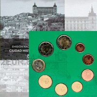 España Juego de euros BU 2021 - Ciudad Histórica de Toledo