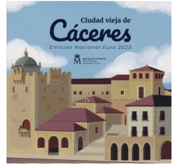 España Juego de euros BU 2023 - Casco Antiguo de Cáceres por 34.00 € ✅