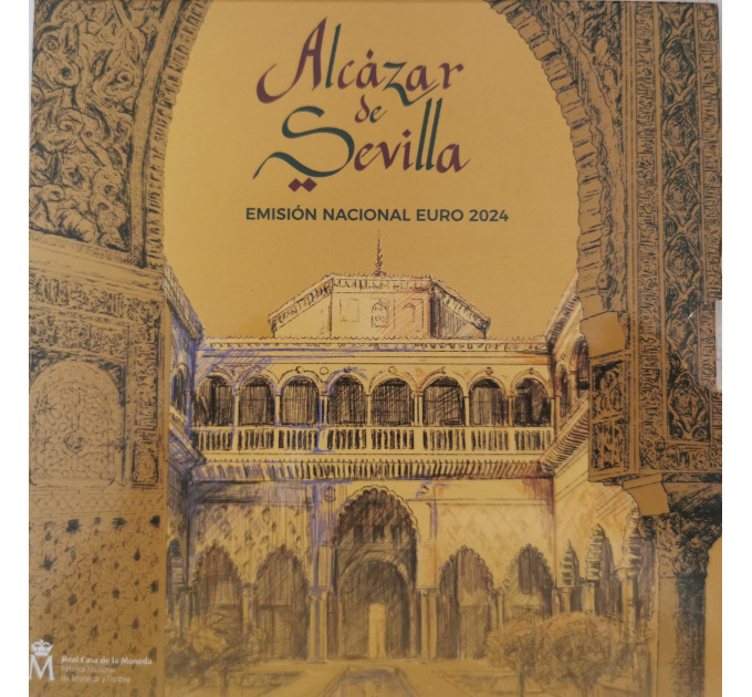 Spain Euro set BU 2024 - UNESCO World Heritage Site - Alcázar de Sevilla for 35.00 € ✅