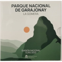 Spain Euro set BU 2022 - Garajonay National Park
