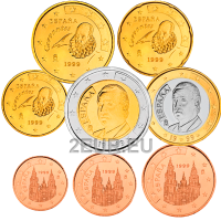 España Conjunto de euros UNC 1999