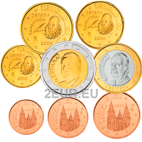 España Conjunto de euros UNC 2000