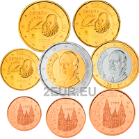 España Conjunto de euros UNC 2007