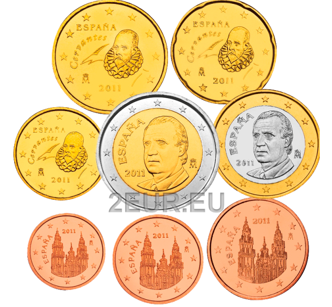 España Conjunto de euros UNC 2011 por 11.50 € ✅