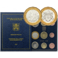 Vaticano set BU + 5 EURO 2022 - Centenario de la muerte del Papa Benedicto XV por 75.00 € ✅
