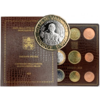 Vaticano set BU + 5 EURO 2023 - Centenario del nacimiento de Don Lorenzo Milani