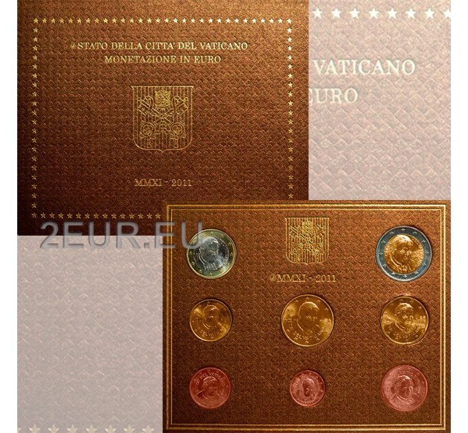 Vaticano set BU 2011 - Serie de monedas de euro por 52.00 € ✅